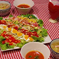 コロコロ野菜のカラフルつけスパゲティ