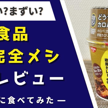 【実食レポ】日清『完全メシ』はまずいの?カレーメシ・UFO・スムージーを食べた感想