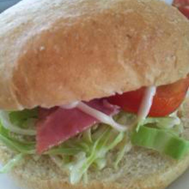 朝食『お野菜バーガー』