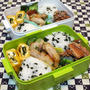 ねぎ塩チキンのお弁当　と　スノーインサマーの花♪