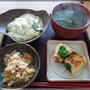菜の花薄揚げ焼きと青梗菜のミルク煮