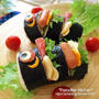 こどもの日のお祝いに♡ちらし太巻き寿司の鯉のぼりデコサンド