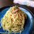 家にあるもので即席ジェノベーゼソース作って☆小エビのジェノベーゼパスタ