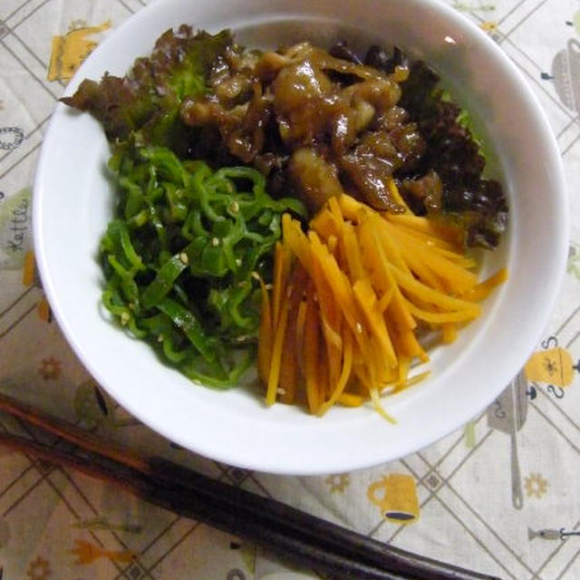 夏のビビンバどんぶり、とヤマサ ポンズラーブログ掲載のお知らせ