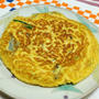 キクラゲとインゲンの玉子とじ