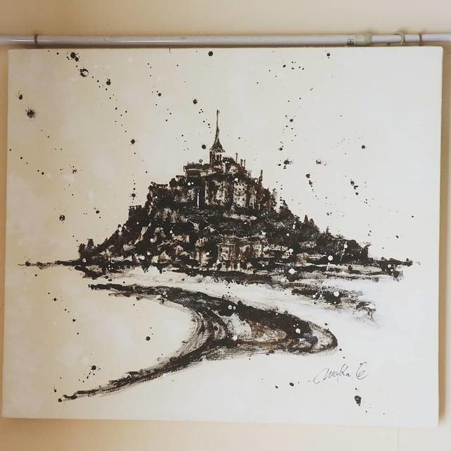 8年前に描いた油絵。。