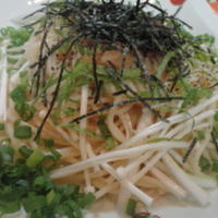 孫が喜ぶミラクルレシピ☆２分パスタDE生エノキと長ネギのたらこパスタ