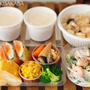 差し入れの、おつまみ弁当！　簡単にできておつまみにぴったり、明太子とササミの春巻き