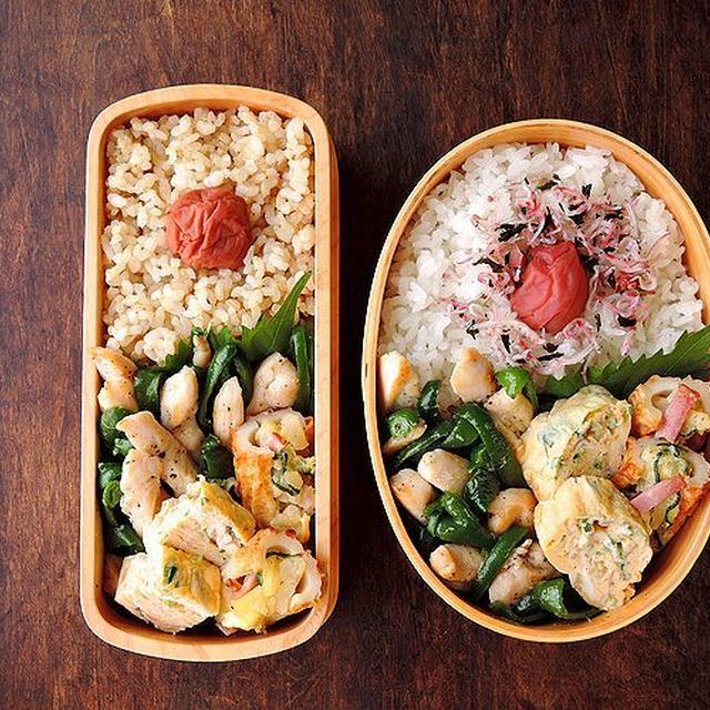 9/8(木)鶏とピーマンの塩ダレ炒め弁当