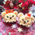 ツムツム★ダッフィー＆シャリーメイのクリスマス【キャラ弁】