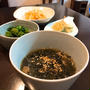 あっさりボリューミーな韓国ごはん「牛肉とわかめスープ」。