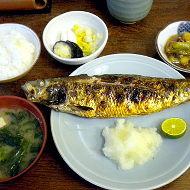 築地・和食かとう「にしんの塩焼き定食」