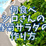 【再現レシピ】きのう何食べた?春菊サラダの作り方を写真付きで解説!