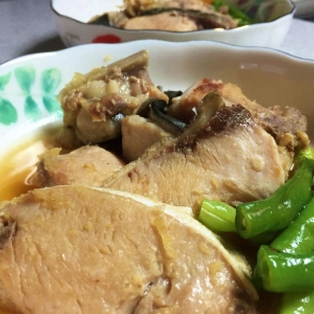 ブリのあら煮＆昨日お昼の力もやしラーメン♪