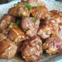 ふわふわのうまうま♪　豚こまと豆腐の照り焼き肉団子