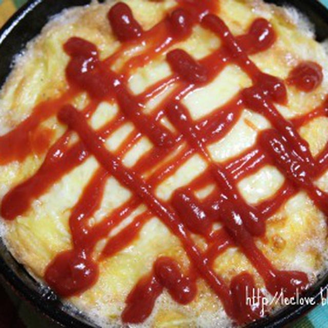 簡単ポテトオムレツチーズ焼き