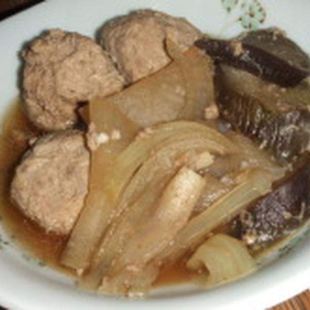 ふわふわ♪豆腐肉団子の煮物