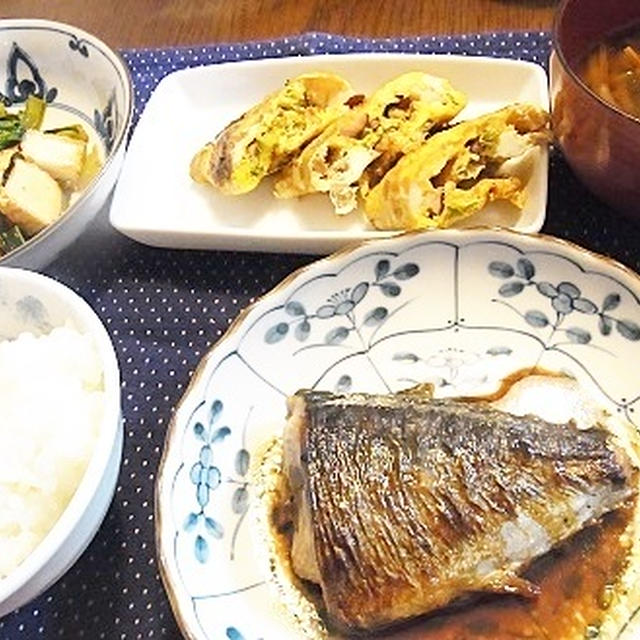 光る耳✨　＆　カツオの照り焼き