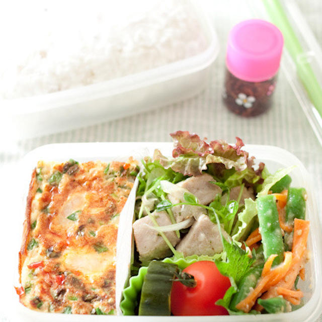お弁当『ねぎ焼きとチヂミのあいだ』