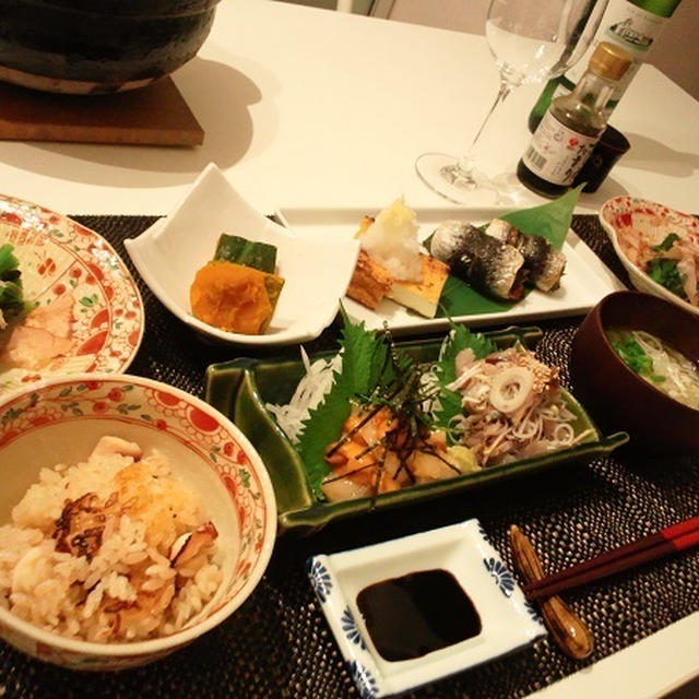 魚づくしの夜ごはん