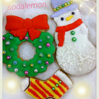 クリスマスのアイシングクッキー☆