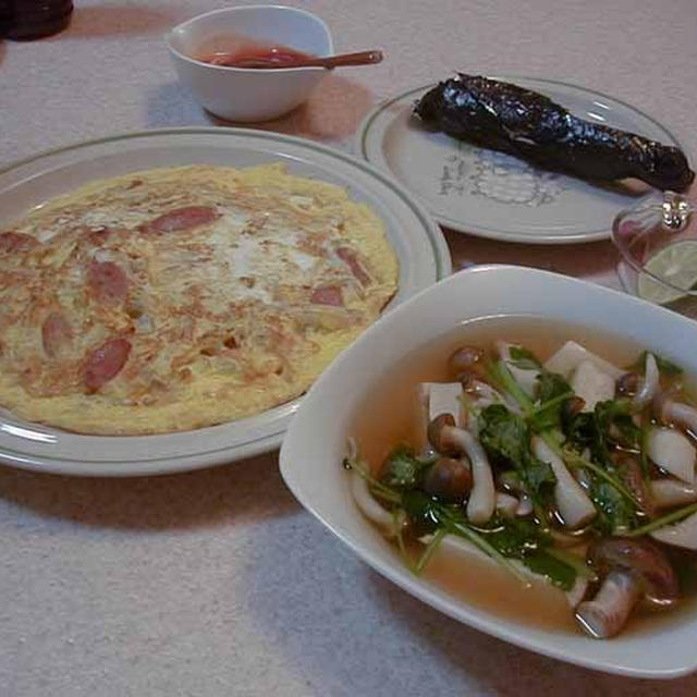 豆腐と茸汁　（浜弥さん　モニター）