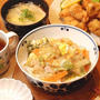 ツナ缶使用で１５分！６３７円＊白菜とツナの中華丼定食