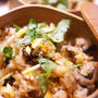■お正月・リメイク料理【芋茎とお揚げの甘辛炒め煮で　炊き込みご飯】お味シミシミで滅茶美味しかったです♪