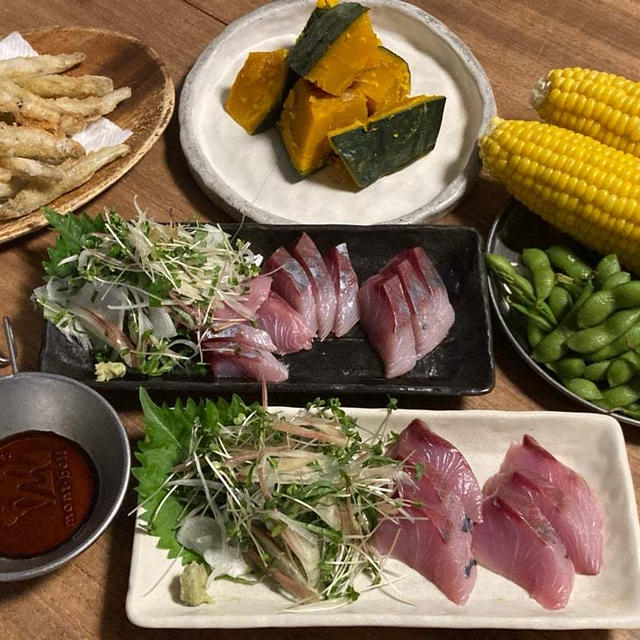 夏を楽しむ夕食♪