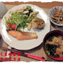 【トラウトサーモンの酒粕漬け】＆【豆腐豚バーグ】定食♪