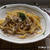 秋が旬です！『きのこのたらこ風クリームパスタ（アマランサス）』