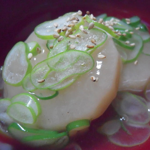 ほっこり美味しい♪ふろふき大根ねぎあんかけ
