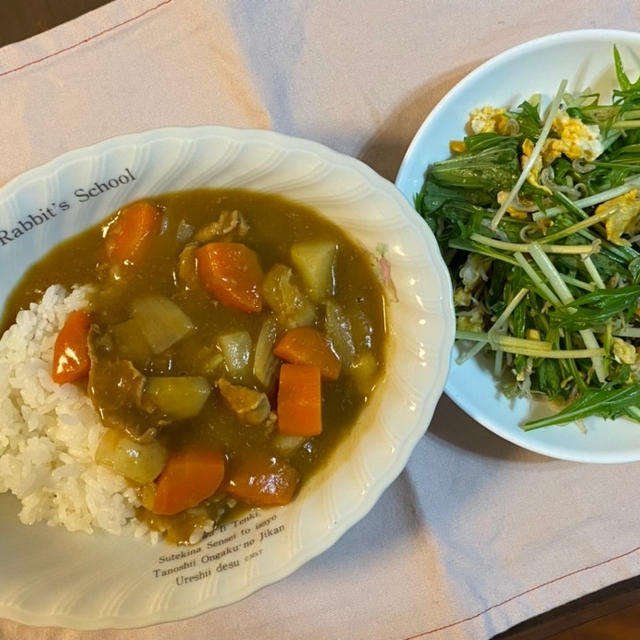 炒めないヘルシーカレーライス♪