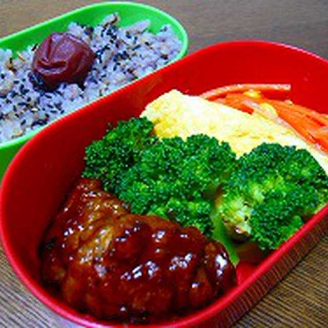 『ピリ辛ポークチャップ』のお弁当＆交通ルールを守ろう！