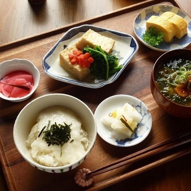 三日とろろと、お正月のおちびさん♪