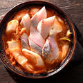 メシ通『魚介を使った簡単レシピ 』☆ ブリの刺身でキムチ鍋！