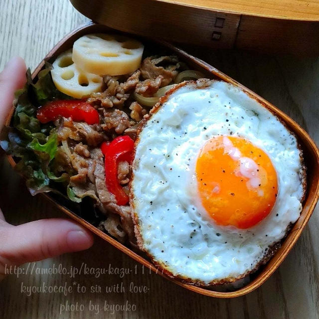 カフェ弁当☆間に合わない！！時間がない日の簡単弁当