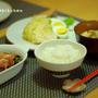 キャベツの肉詰めで♪　野菜多めな、お夕飯