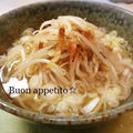 もやしと桜エビの塩ラーメン