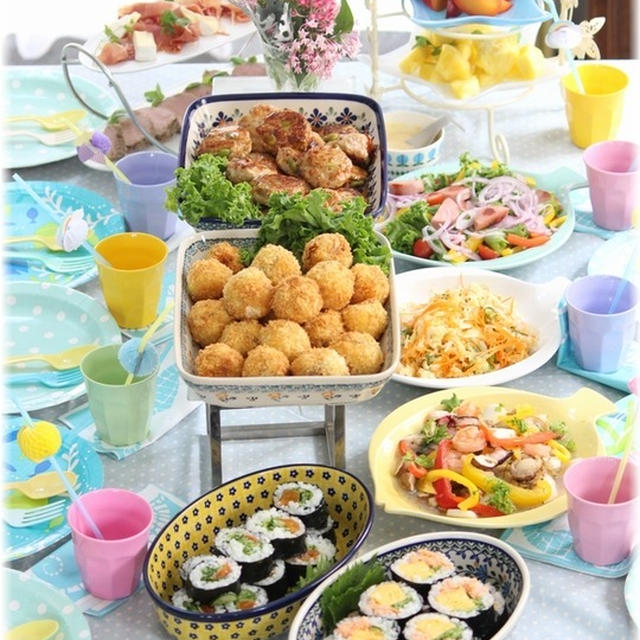 【献立　レシピリンク】花火大会。の　献立。　と　次の日のお弁当。