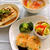 豆腐ステーキ　ベーコンキノコソース