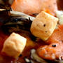 スモークサーモンと舞茸のローカロリーピザ：レシピ