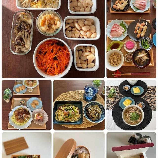 1週間の日持ちおかずとそれを使って作る晩ごはん、昼ごはん、お弁当、そしておまけは京都アメリカンフードフェス！