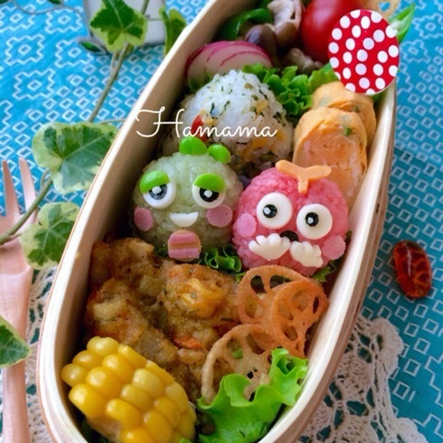 ガチャピン&ムックのお弁当♡週末の色々♡