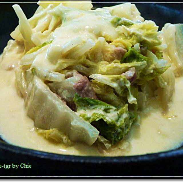 白菜と豚ばらのこっくりクリーム煮