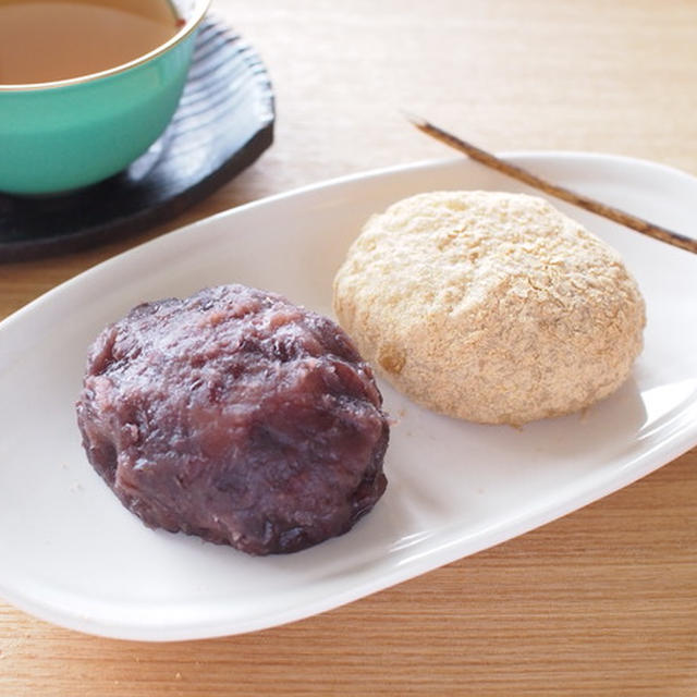 炊飯器で簡単手作り！お彼岸の2色おはぎ(ぼたもち)