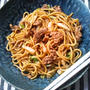 レンジで、白菜の焼きそば