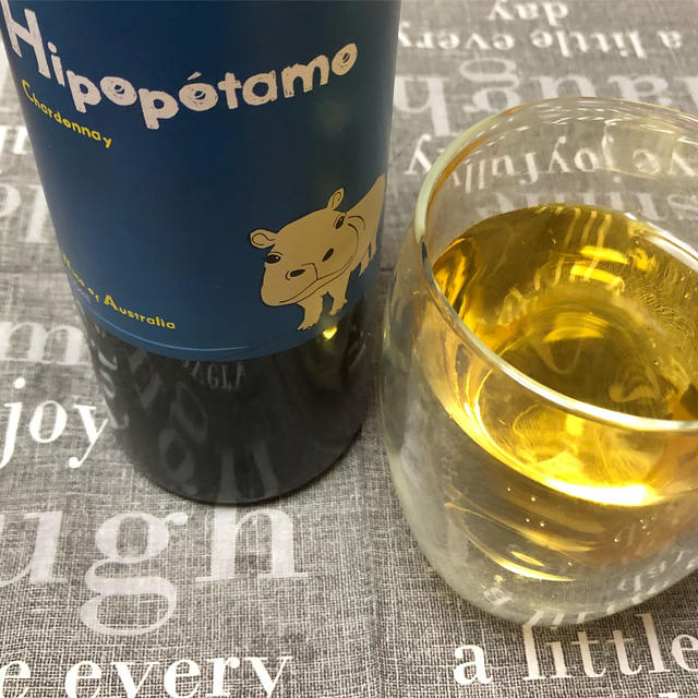 カバのワイン Hipopntamo シャルドネ#おうちのみ #ワイン #シャルドネ #...