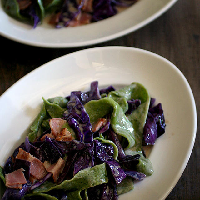 Green and Purple