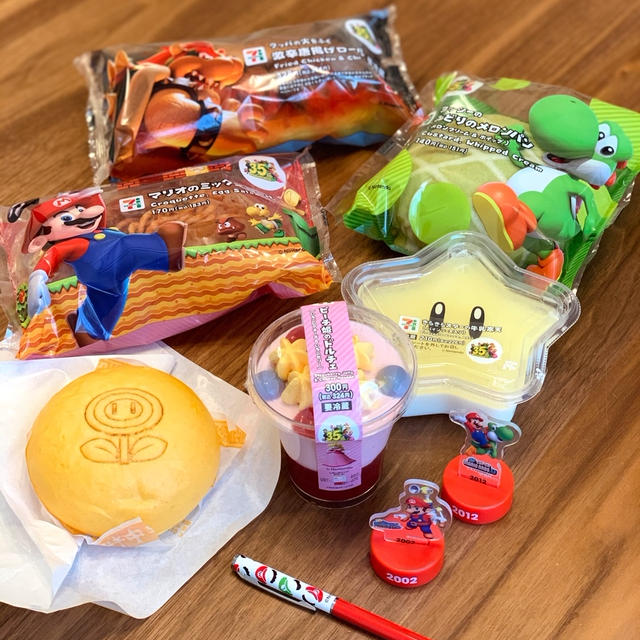 セブンでマリオオリジナルメニュー全商品制覇！